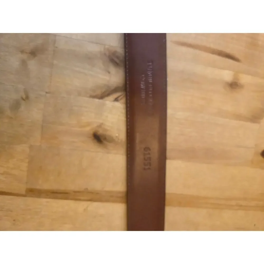 Torino Leather Co. Tumbled Leather Belt Brown Size 44 Model 61551